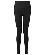 Women's TriDri® recycled scrunch leggings — Black