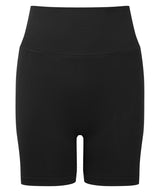 Women's TriDri® recycled scrunch shorts — Black