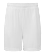 Kids TriDri® ion-charge performance shorts — White