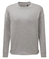 Women's TriDri® recycled chill zip sweatshirt — Heather Grey