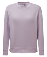 Women's TriDri® recycled chill zip sweatshirt — Lilac