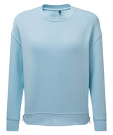 Women's TriDri® recycled chill zip sweatshirt — Sky Blue