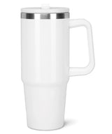TriDri® Water bottle with side handle — White Sublimation