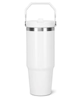 TriDri® Water bottle with carry handle — White Sublimation