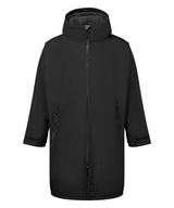 Tridri® Recycled all-seasons waterproof changing robe — Black/Charcoal