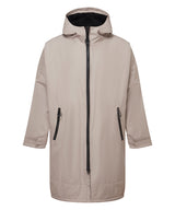 Tridri® Recycled all-seasons waterproof changing robe — Stone/Black