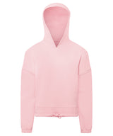Kids TriDri® recycled cropped oversize hoodie — Light Pink