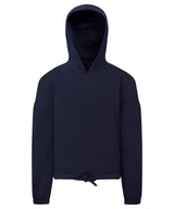 Kids TriDri® recycled cropped oversize hoodie — Navy