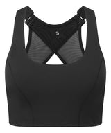 Tridri® recycled high impact sports bra — Black