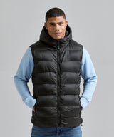 Solitude recycled hooded bodywarmer — lifestyle