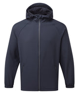 Hooded 2-layer softshell jacket — Navy