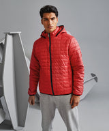 Honeycomb hooded jacket — lifestyle