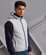 Honeycomb hooded gilet — lifestyle