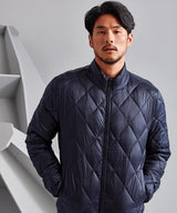 Diamond pane padded Jacket — lifestyle