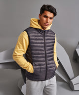 Melange padded gilet — lifestyle