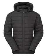 Delmont recycled padded jacket — Black