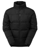 Fourteener box quilt jacket — Black/Black
