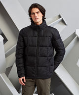 Fourteener box quilt jacket — lifestyle