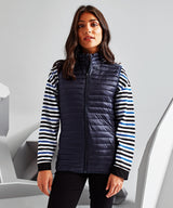 Women's tribe fineline padded gilet — lifestyle