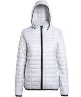 Women's honeycomb hooded jacket — lifestyle
