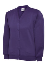 Childrens Cardigan — Purple