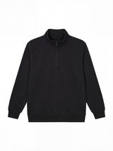 Quarter Zip Sweatshirt — Black