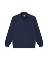 Quarter Zip Sweatshirt — Navy