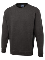 Two Tone Crew New Sweatshirt — Charcoal/Black
