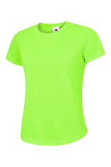 Ladies Ultra Cool T Shirt — Electric Green