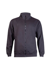 Deluxe Unisex Sweat Jacket — Black