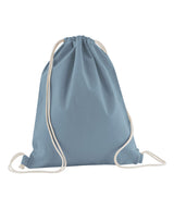 Organic cotton InCo. gym sac — Dusty Blue