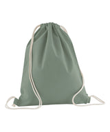 Organic cotton InCo. gym sac — Dusty Green