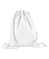 Organic cotton InCo. gym sac — White