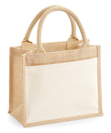 Cotton pocket jute gift bag — lifestyle