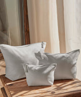 Canvas accessory bag — lifestyle
