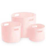 Canvas storage tubs — Pastel Pink