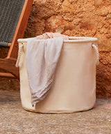 Heavy canvas storage trug — lifestyle