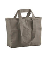 Double-handle cargo pocket tote — Mushroom