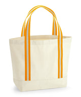 EarthAware® organic boat bag — Natural/Amber