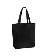Heavyweight canvas tote bag — Black