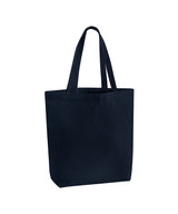 Heavyweight canvas tote bag — French Navy