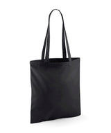 Recycled cotton tote — Black
