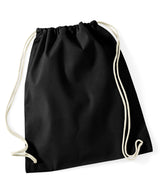 Recycled cotton gymsac — Black