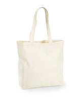 Recycled cotton maxi tote — Natural