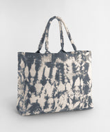 Tie-dye canvas tote bag — lifestyle
