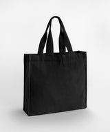 Chevron handle shopper — lifestyle
