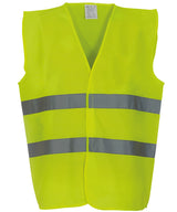 Hi-vis 2-band waistcoat (HVW102) — lifestyle