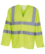 Hi-vis long sleeve waistcoat (HVJ200) — lifestyle