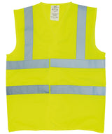 Flame-retardant hi-vis sleeveless waistcoat (HVW100FR) — lifestyle