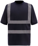 Hi-vis short sleeve t-shirt (HVJ410) — Navy